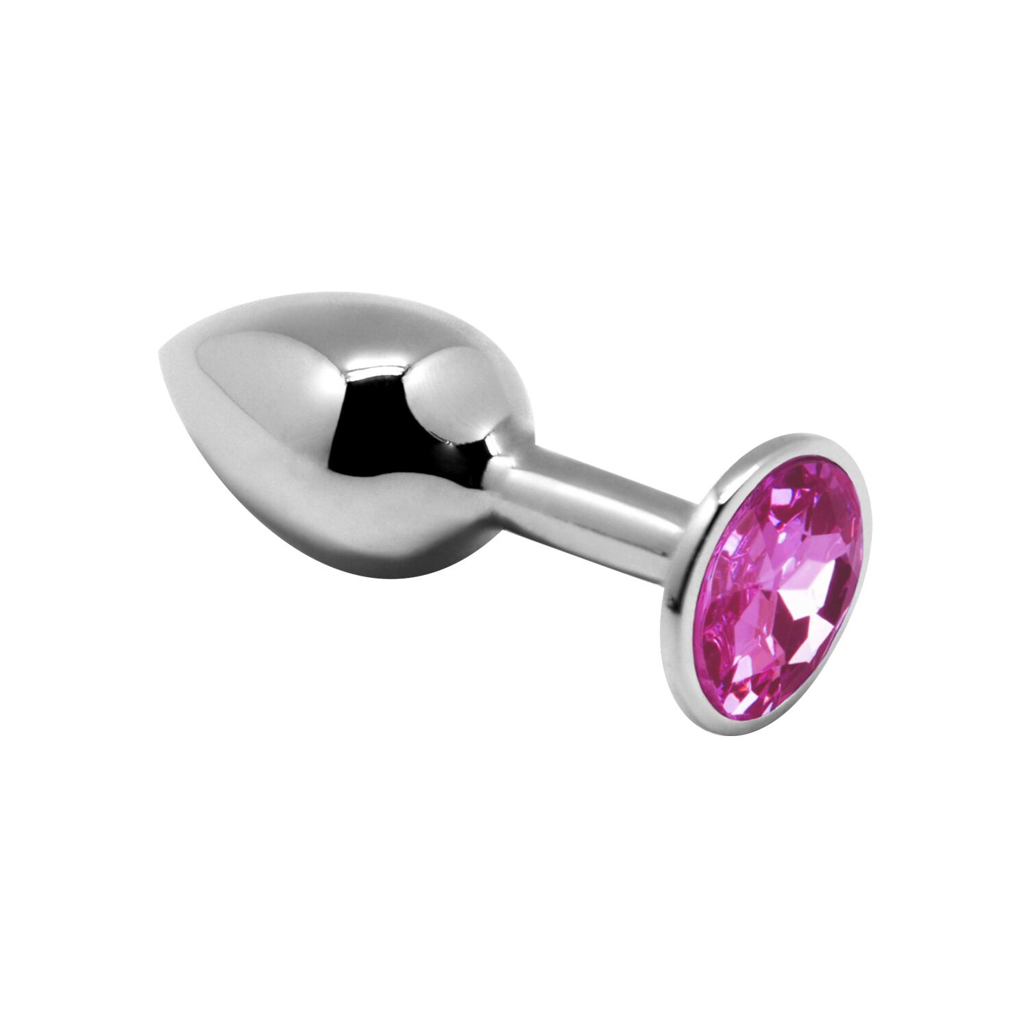 Металева анальна пробка з кристалом Alive Mini Metal Butt Plug Pink