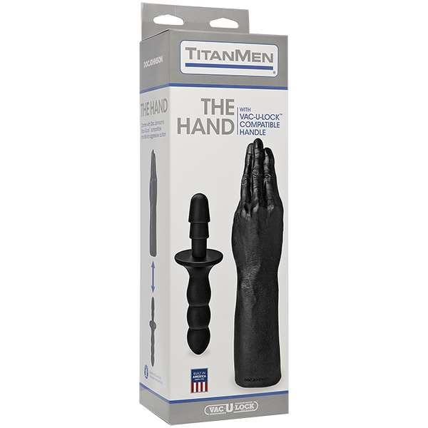 Рука для фістингу Doc Johnson Titanmen The Hand with Vac-U-Lock Compatible Handle, діаметр 6,9 см