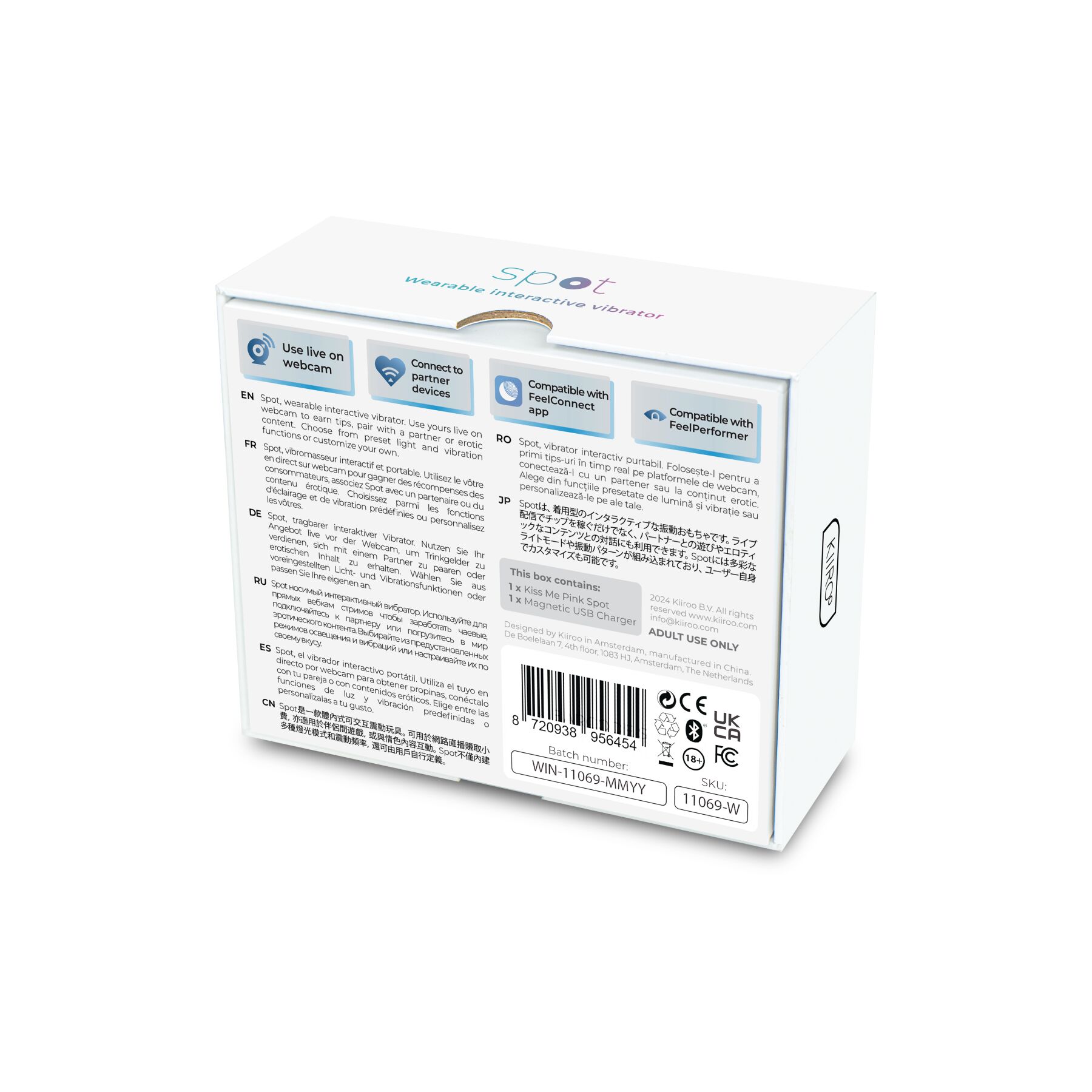 Інтерактивне віброяйце Kiiroo Spot