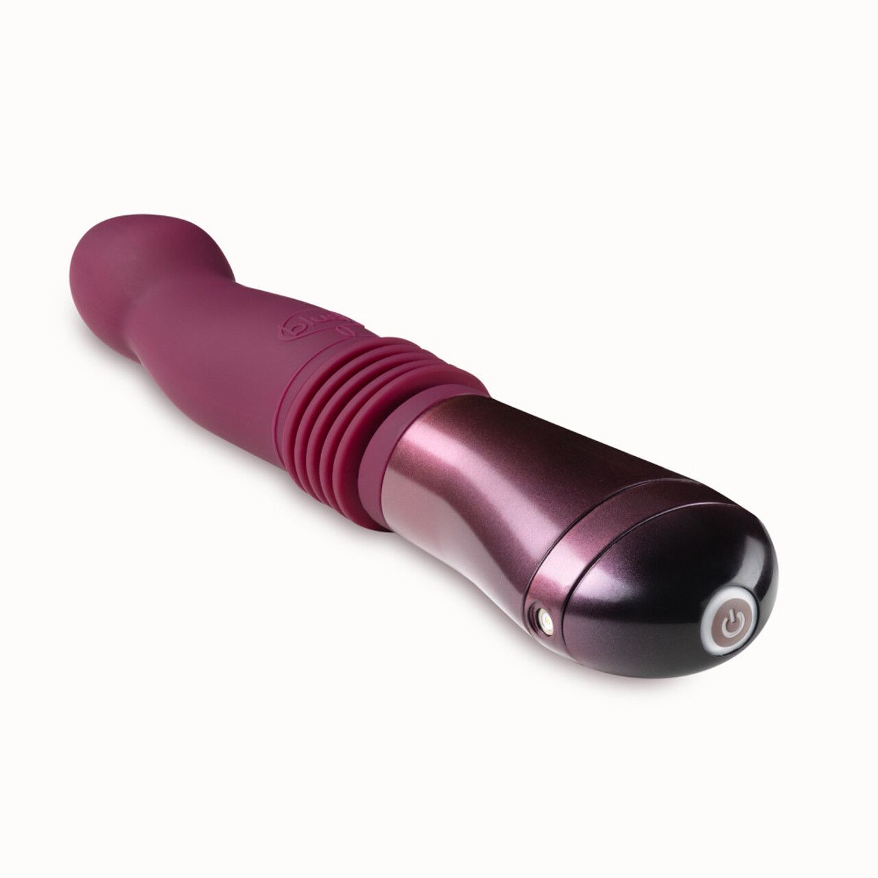 Пульсатор для точки G Blush Temptasia – Trixie Thrusting Dildo – Wine Red, 3 швидкості