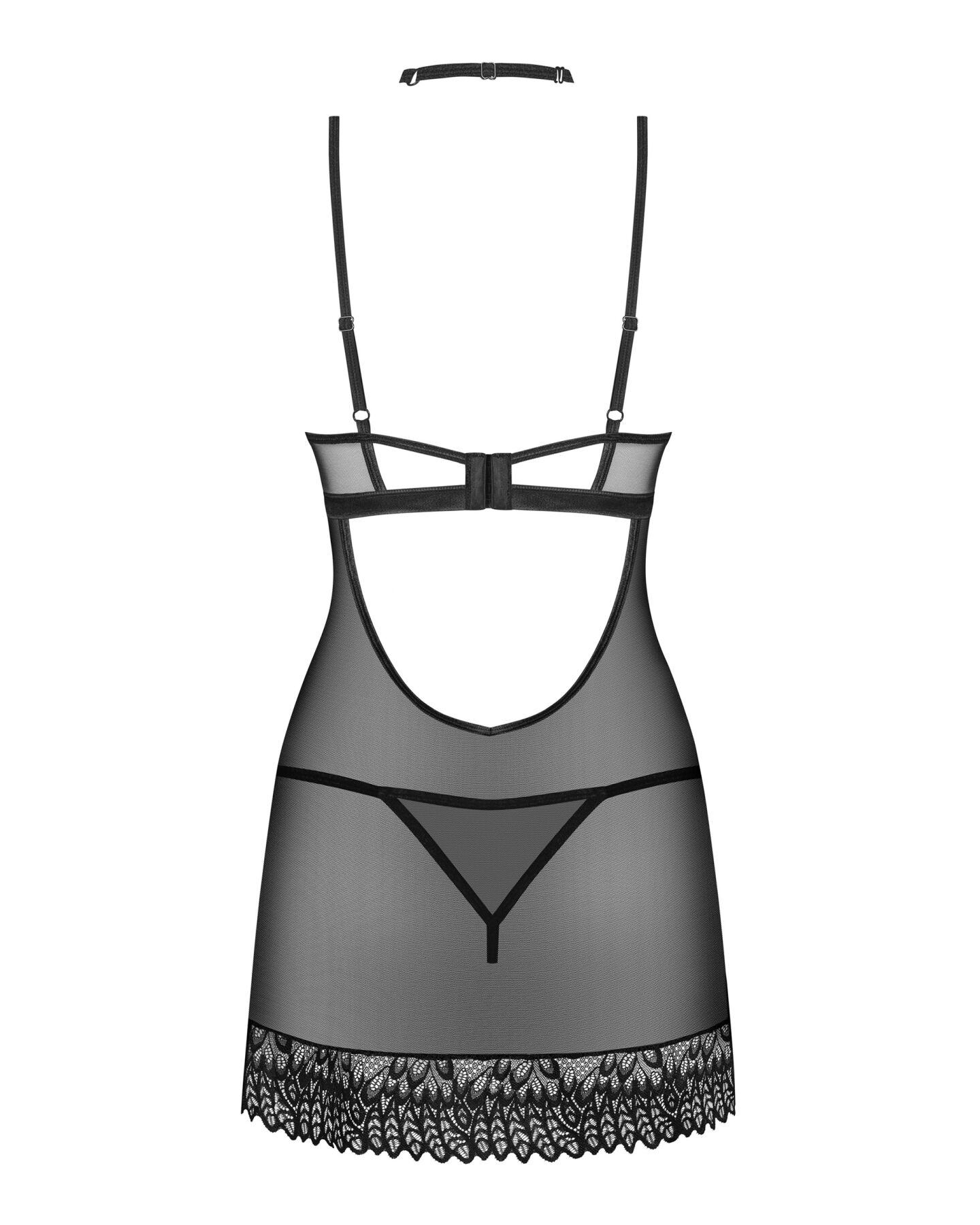 Сорочка Obsessive Donarella chemise & thong XL/2XL