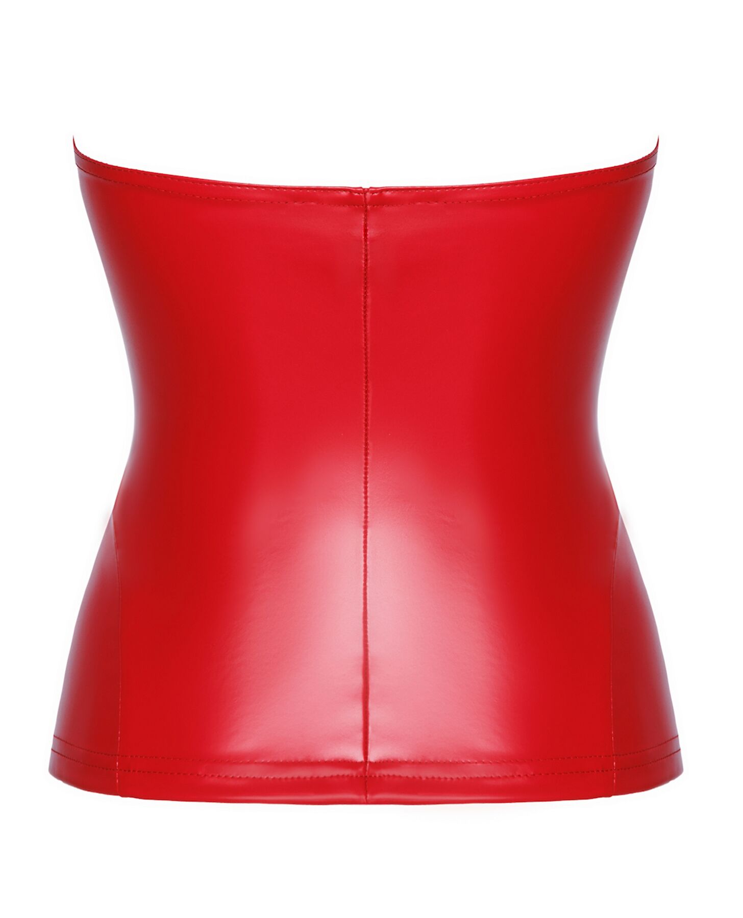 Корсет Noir Handmade F355 Red powerwetlook corset - XXL