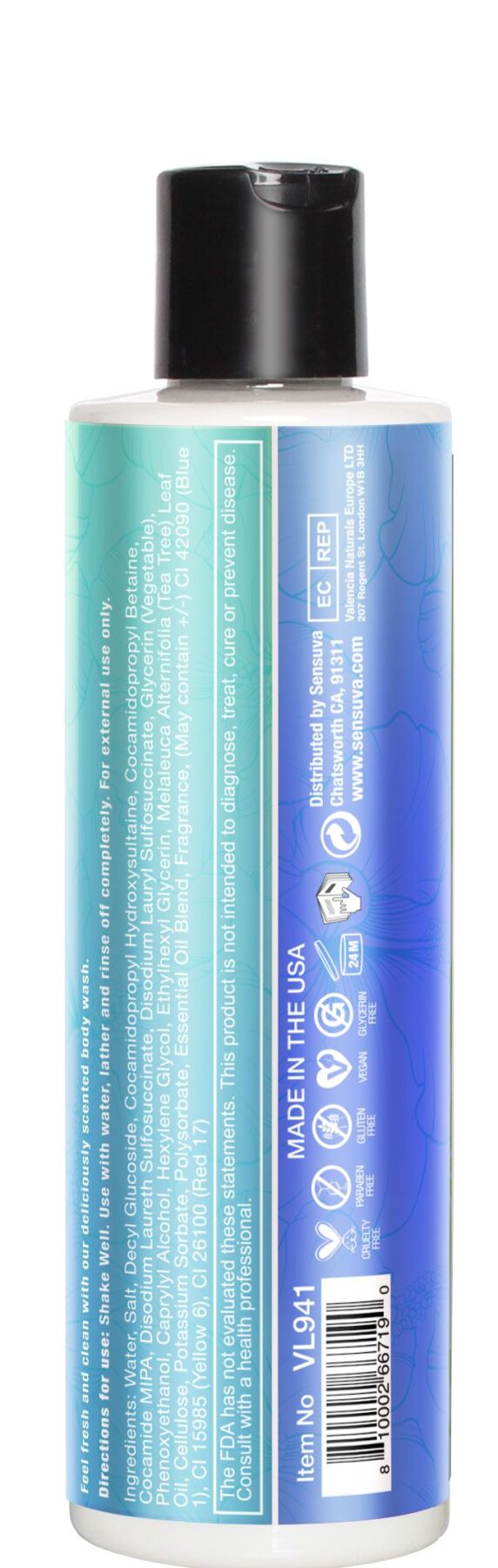 Гель для душу Sensuva Body Wash - Sweet Temptations (236 мл)