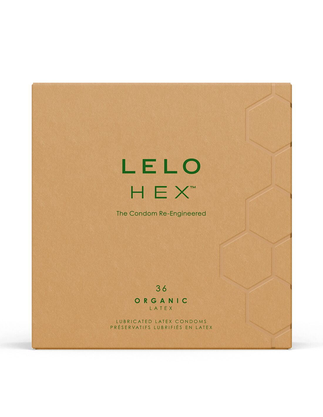 Презервативи LELO HEX Condoms Organic 36 Pack, тонкі та суперміцні