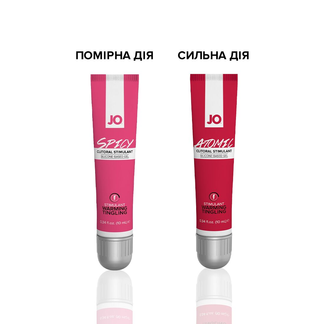 Збуджувальний гель для клітора JO ATOMIC WARMING (10 мл), розігрівальний