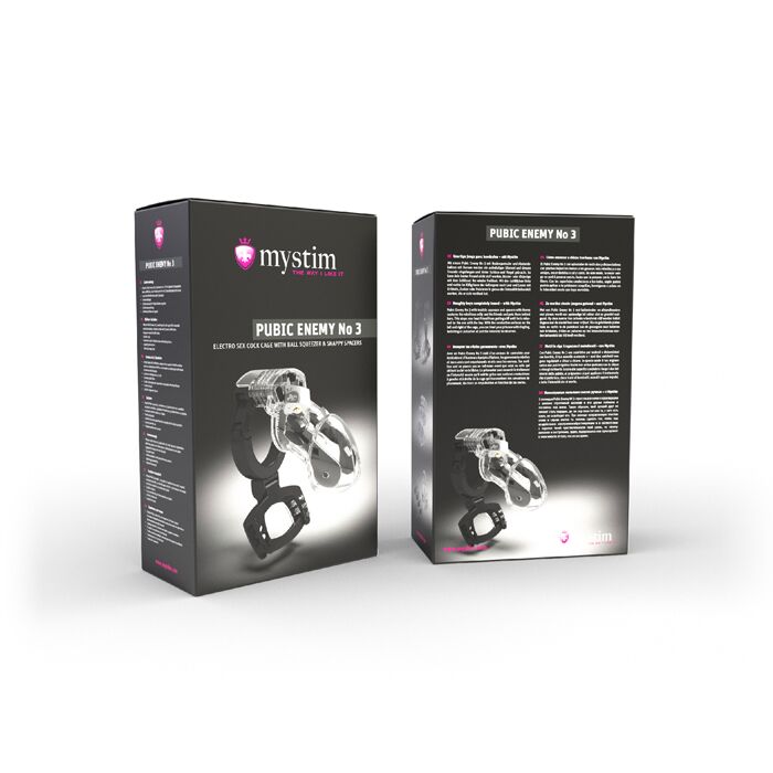 Клітка для члена з електростимуляцією Mystim Pubic Enemy No 3 - with Ball Squeezer