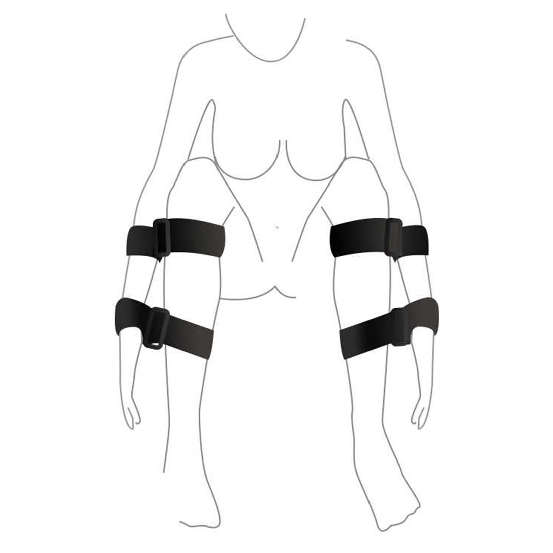 Набір для фіксації Art of Sex – BDSM Hands to feet Simple