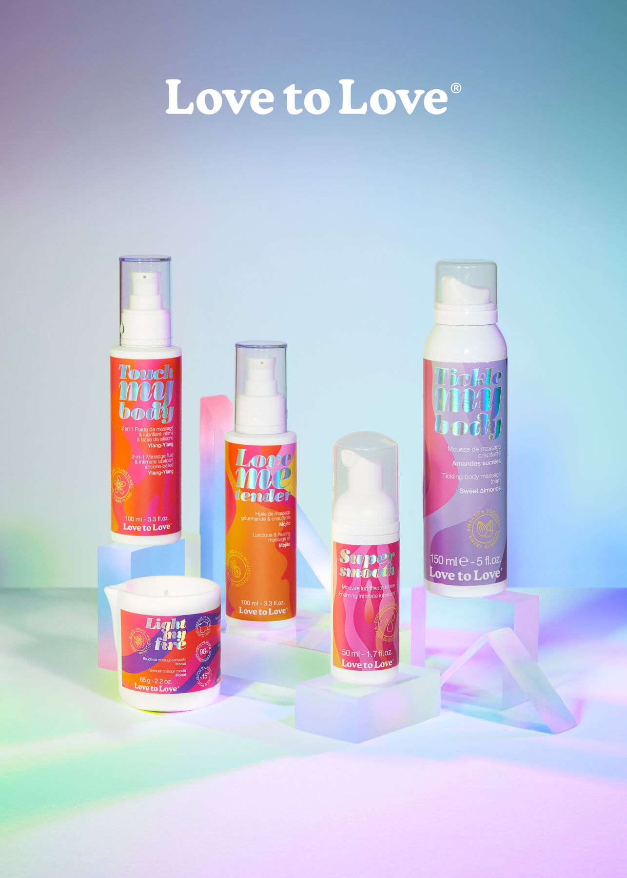 Масажний гель і змазка 2в1 Love To Love TOUCH MY BODY Ylang-Ylang (100 мл) зволожувальний