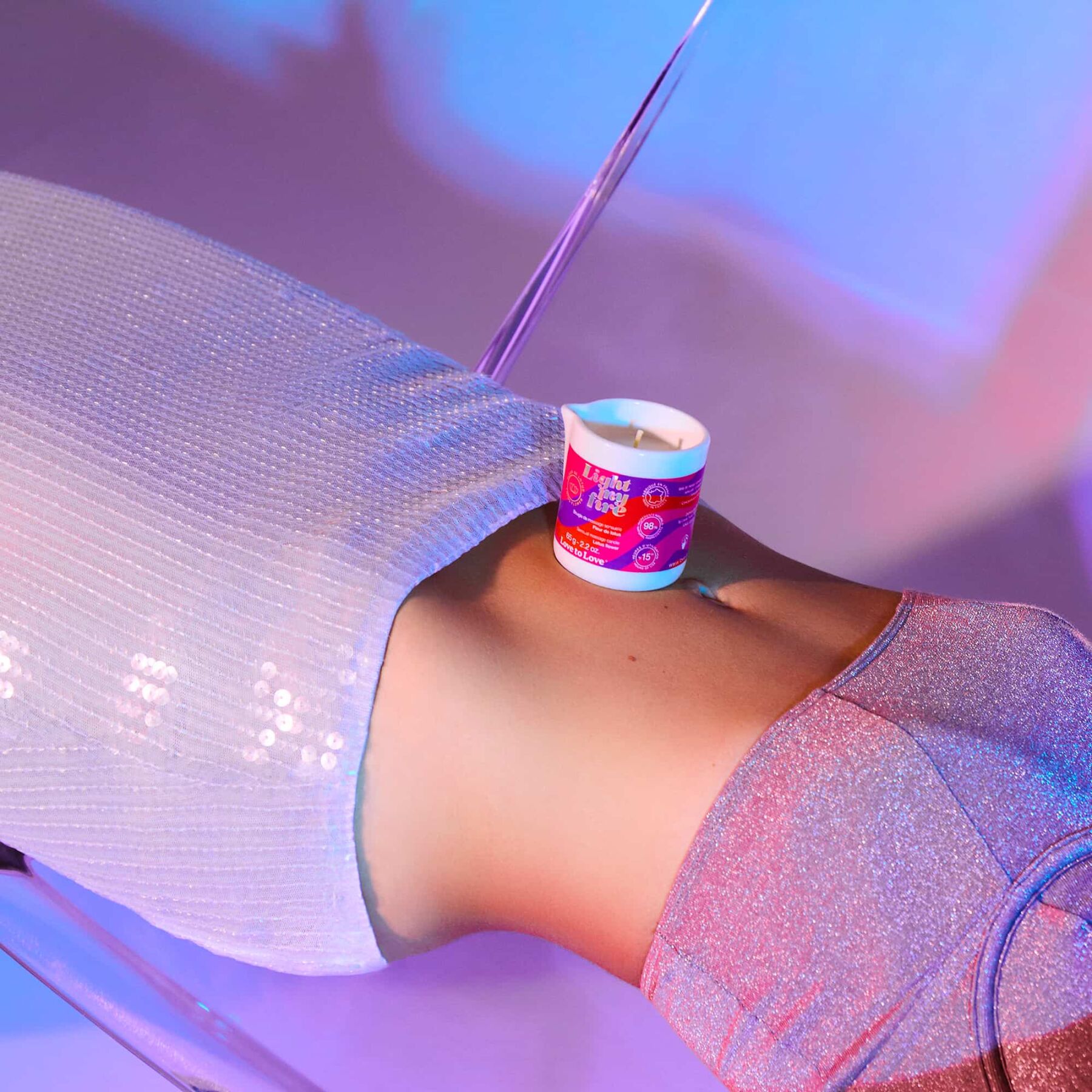 Масажна свічка Love To Love LIGHT MY FIRE Monoi (65 мл)