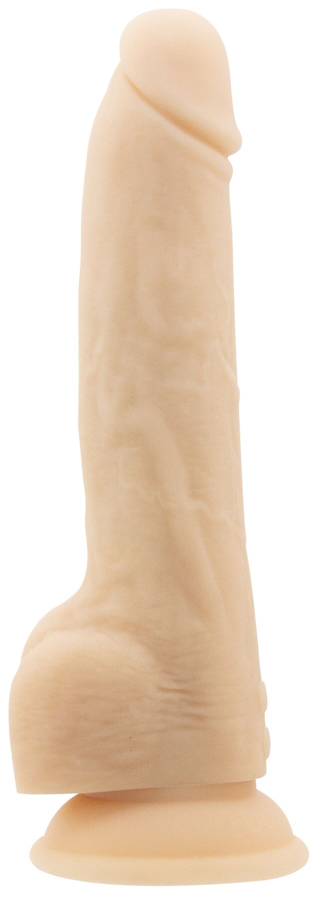 Фалоімітатор з пульсацією Naked ADDICTION Dominic 9″ Vanilla, пульт ДК, діаметр 4,2 см