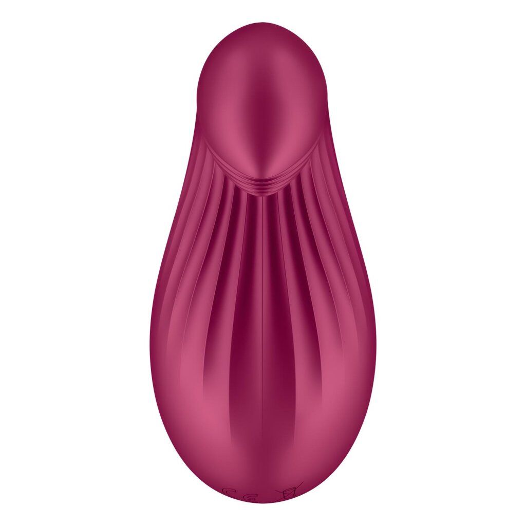 Вібратор Satisfyer Dipping Delight Berry, 2 мотори, гнучкий кінчик