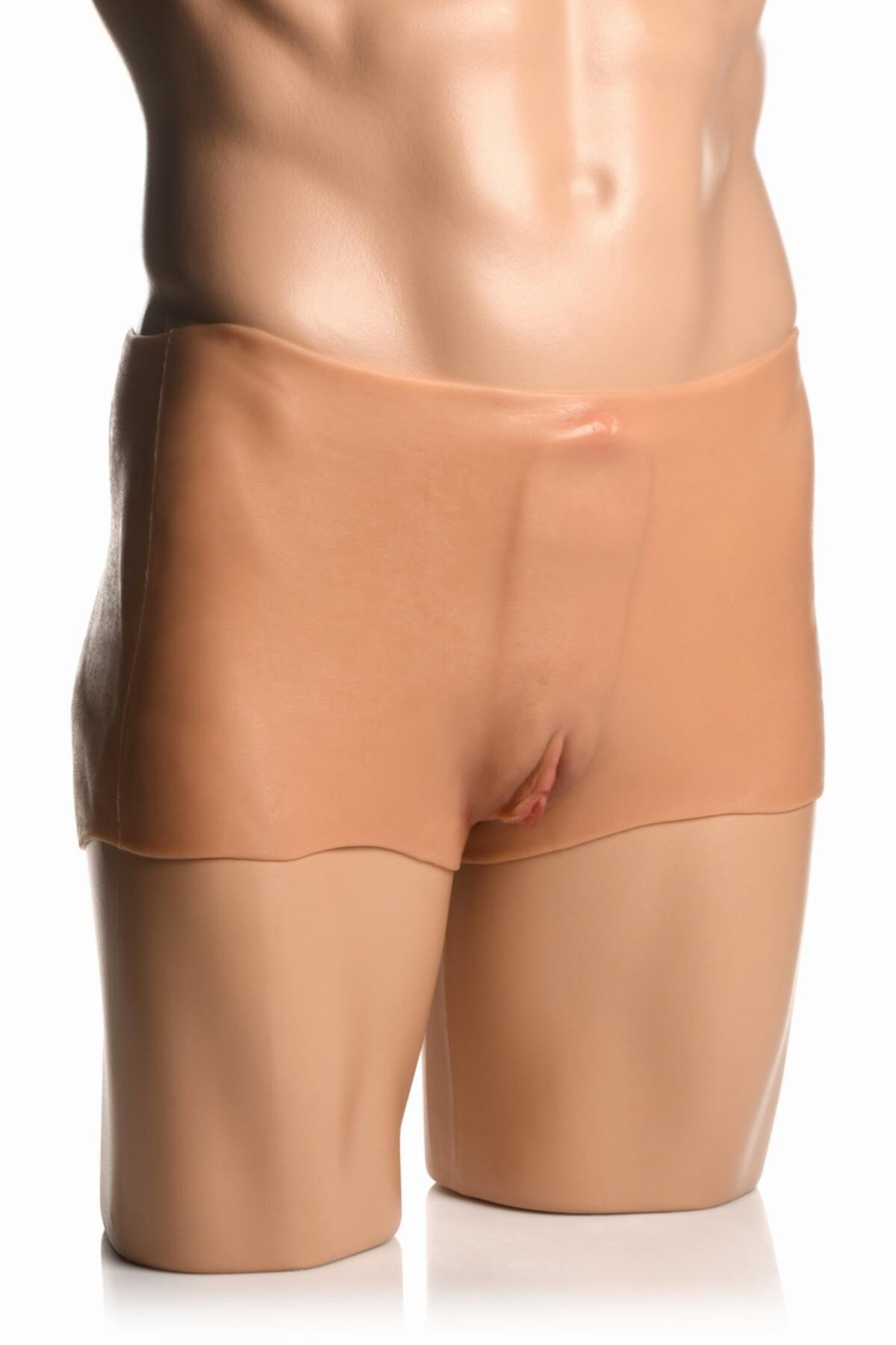 Накладна вагіна Master Series Silicone Vagina + Butt Panties - Medium