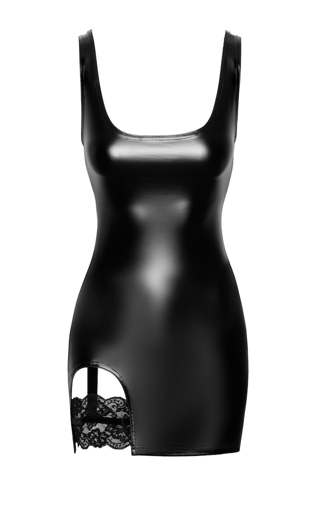 Сукня Noir Handmade F344 Powerwetlook dress with garter - XL