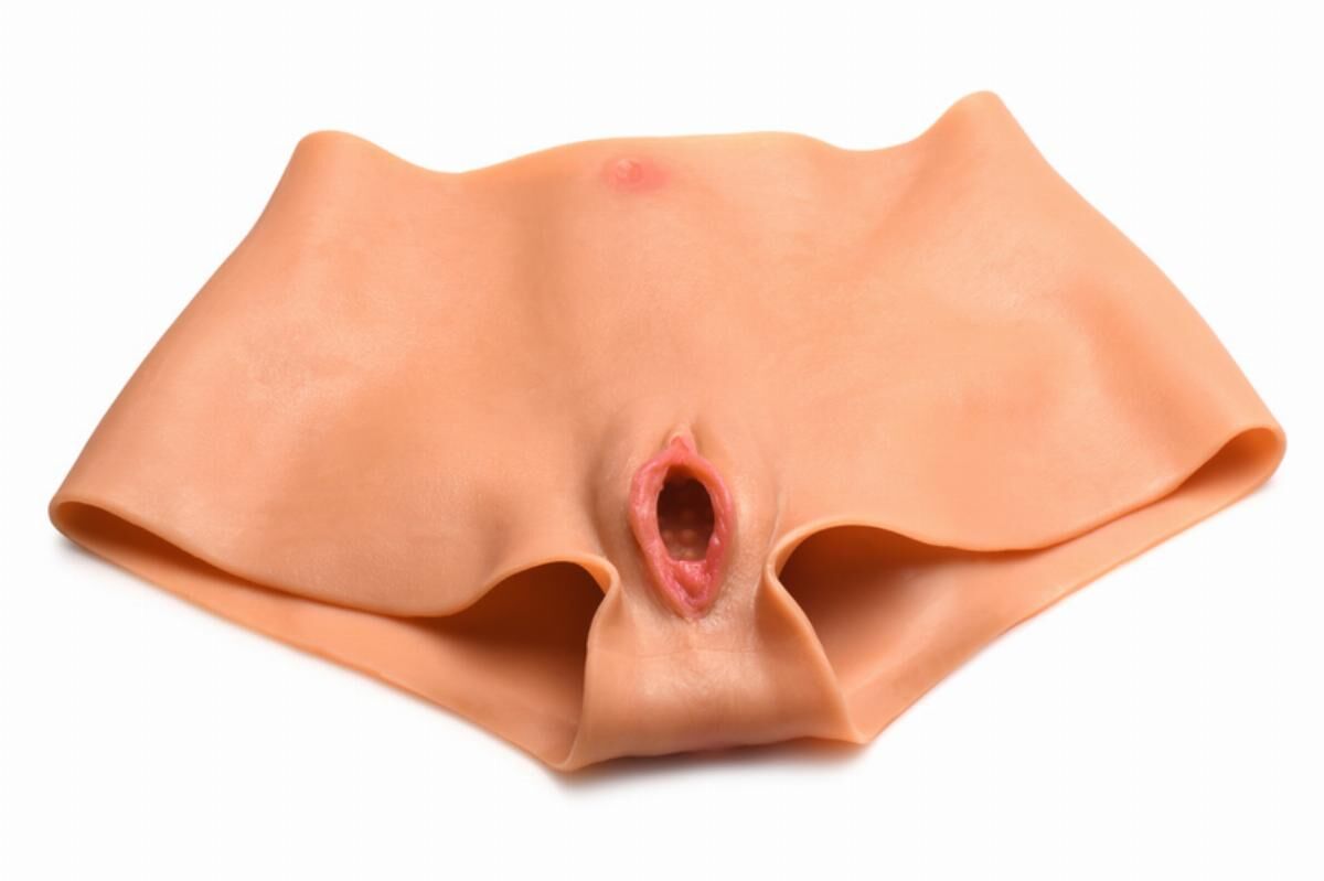 Накладна вагіна Master Series Silicone Vagina + Butt Panties - Small