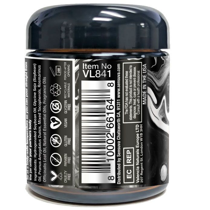 Масажна свічка Sensuva [HE]RO Dark Temptation Massage Oil Candle 113г