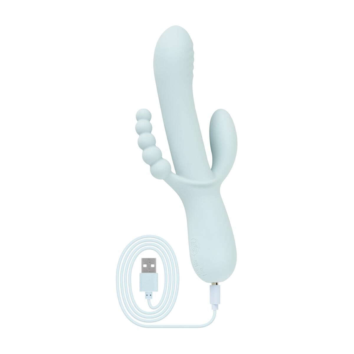 Вібратор-кролик Good Vibes Only - SAGE Triple Stimulation Vibe Soft Silicone - Blue