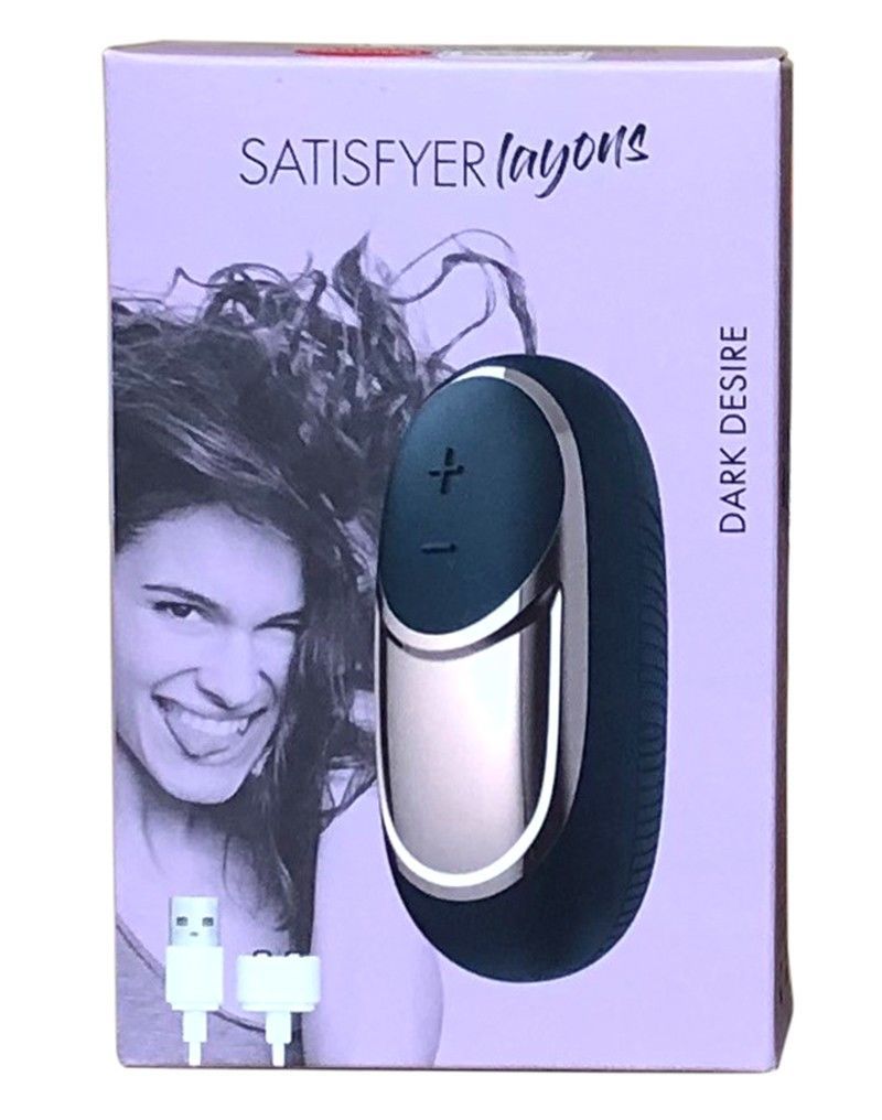 Потужний вібратор Satisfyer Lay-On - Dark Desire, водонепроникний, 10 режимів роботи