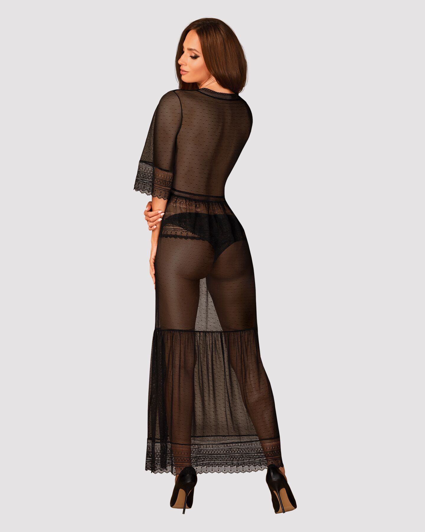 Пеньюар Obsessive Estiqua peignoir XS/S