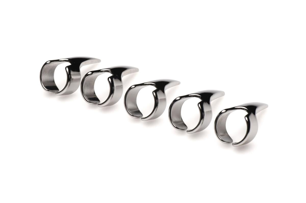 Набір кілець з кігтями Master Series Five-Piece Sensation Claw Rings - Silver
