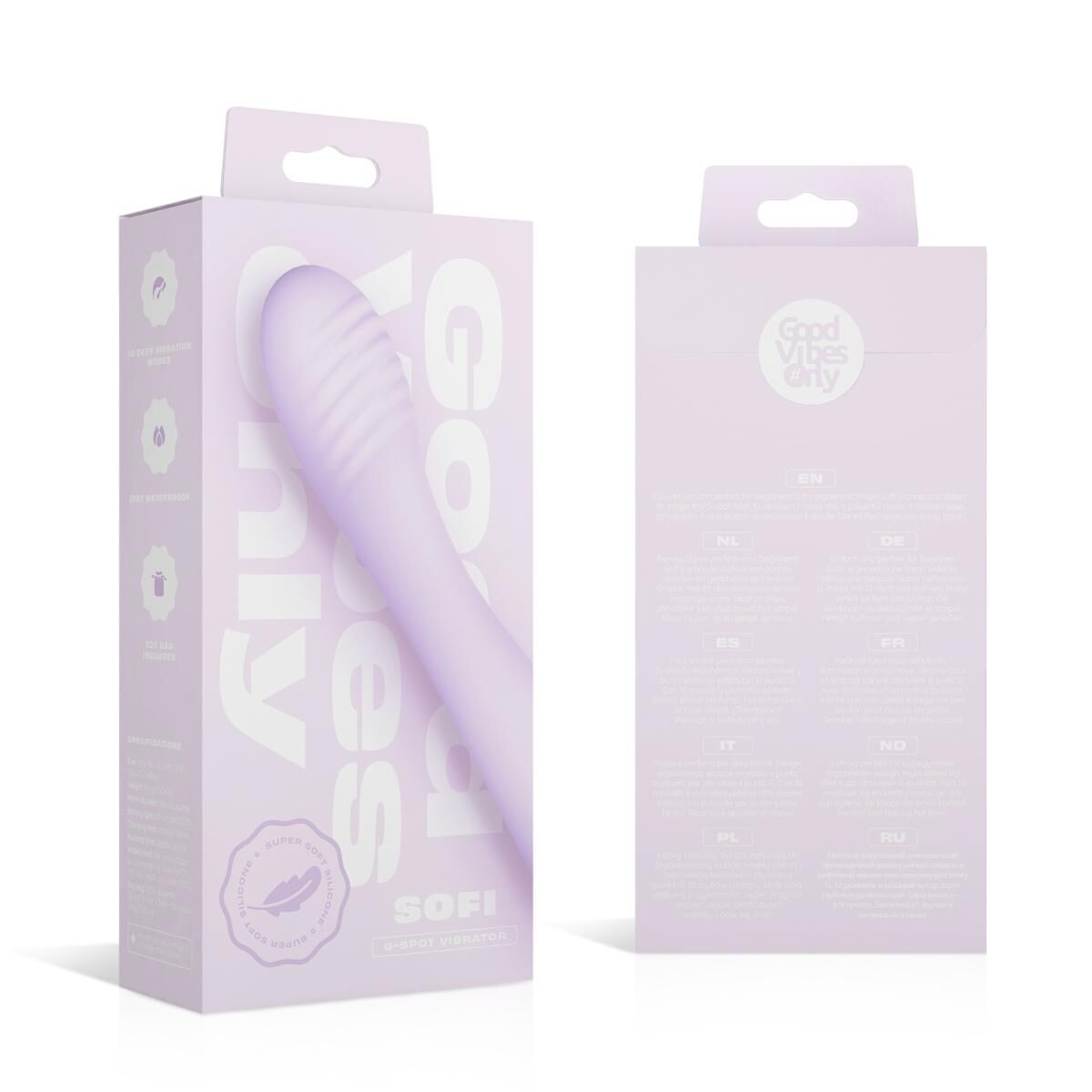 Вібратор Good Vibes Only - SOFI G-Spot Vibrator Soft Silicone - Purple