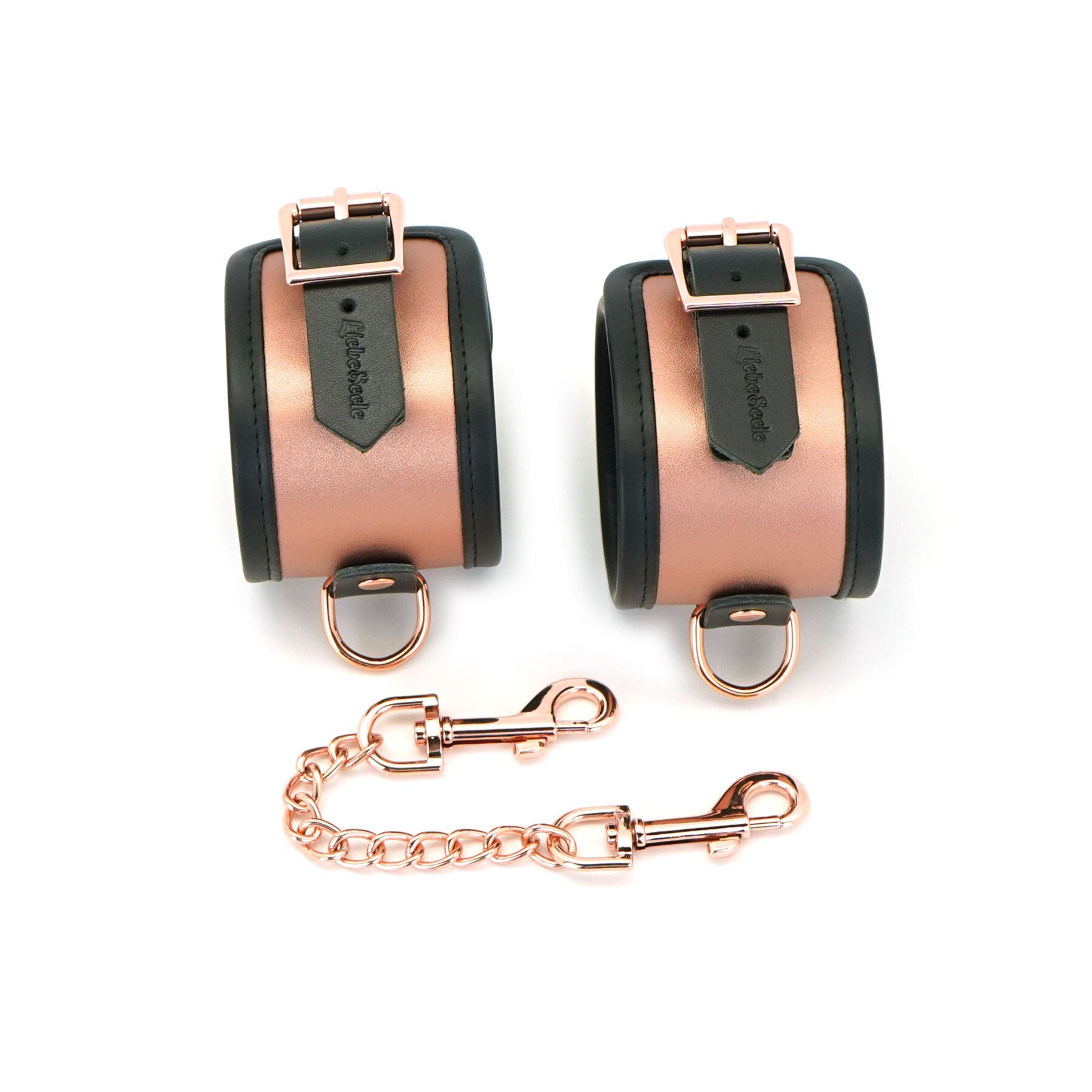 Поножі Liebe Seele Rose Gold Memory Ankle Cuffs, натуральна шкіра, рожеве золото