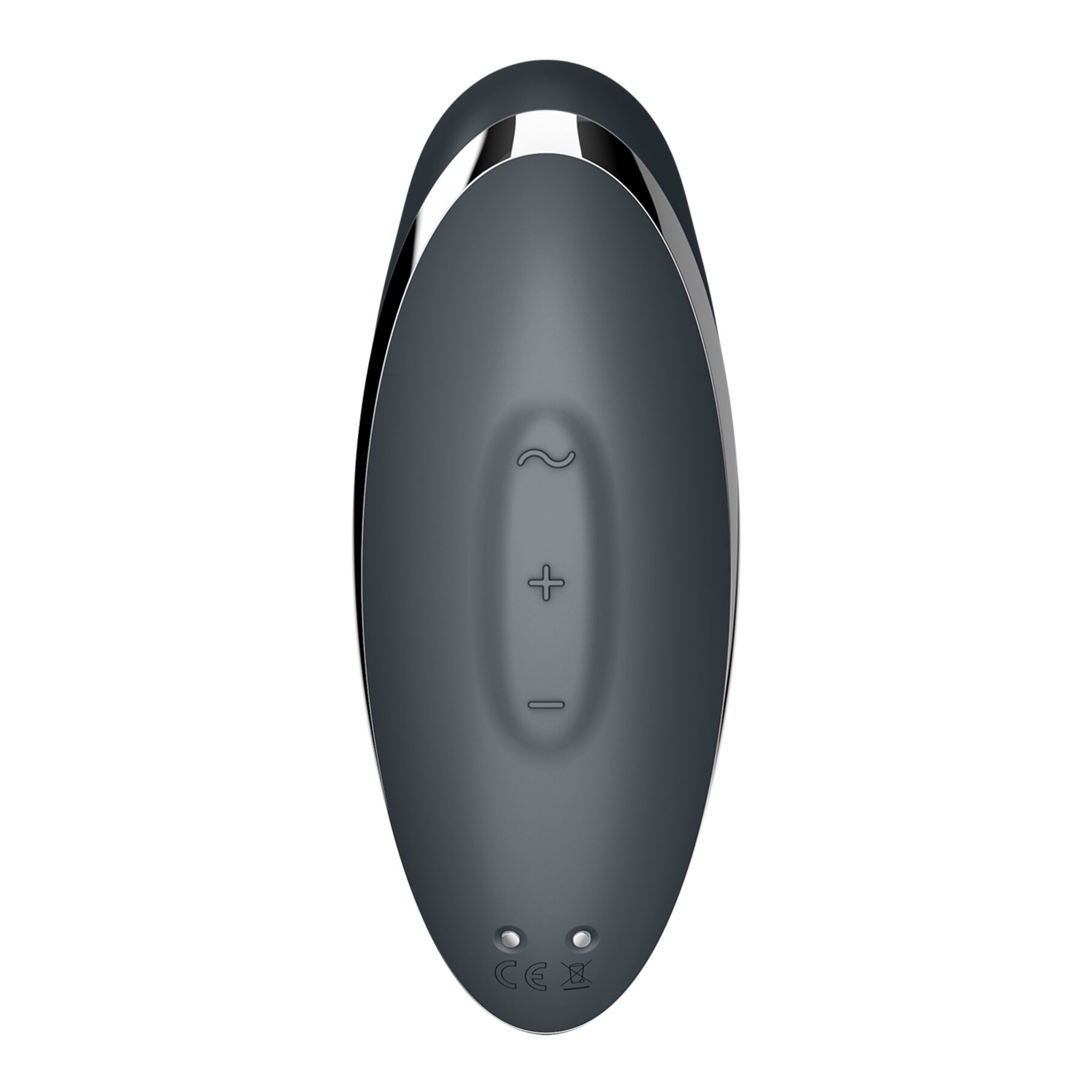 Вібростимулятор-пульсатор Satisfyer Tap & Climax 2 Grey, ефект постукування пальцем