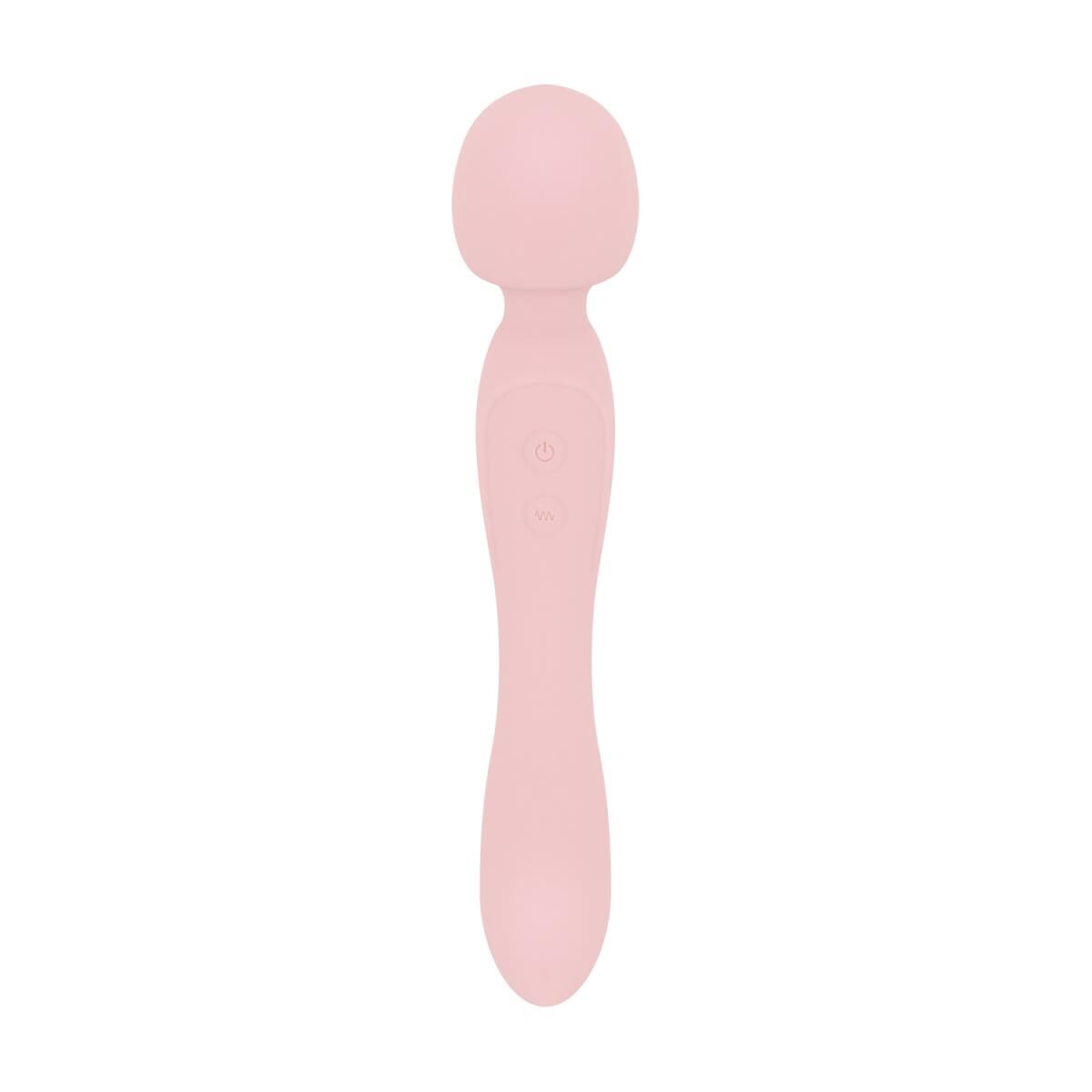 Вібромасажер Good Vibes Only - SIMI Double-Sided Wand Vibrator Soft Silicone - Pink