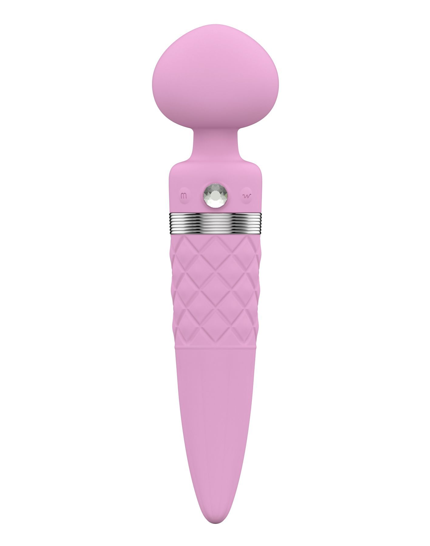 Вібромасажер 2в1 PILLOW TALK - Sultry Pink, класичний масажер і вібратор з ротацією, підігрів