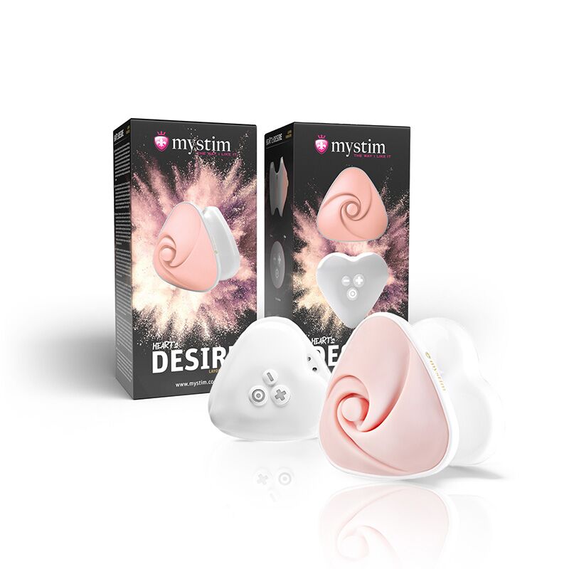 Вібратор для клітора Mystim Heart´s Desire White, 8 режимів, дуже потужний