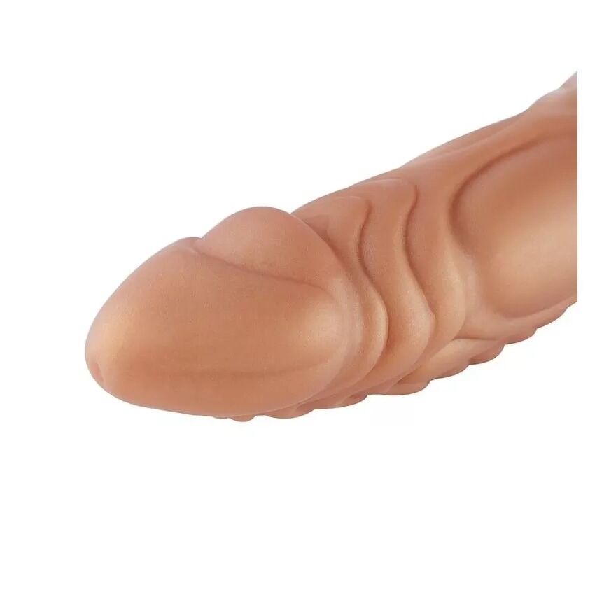 Фалоімітатор для секс-машин Hismith Slightly Curved Silicone Dildo Monster Series, кріплення KlicLok