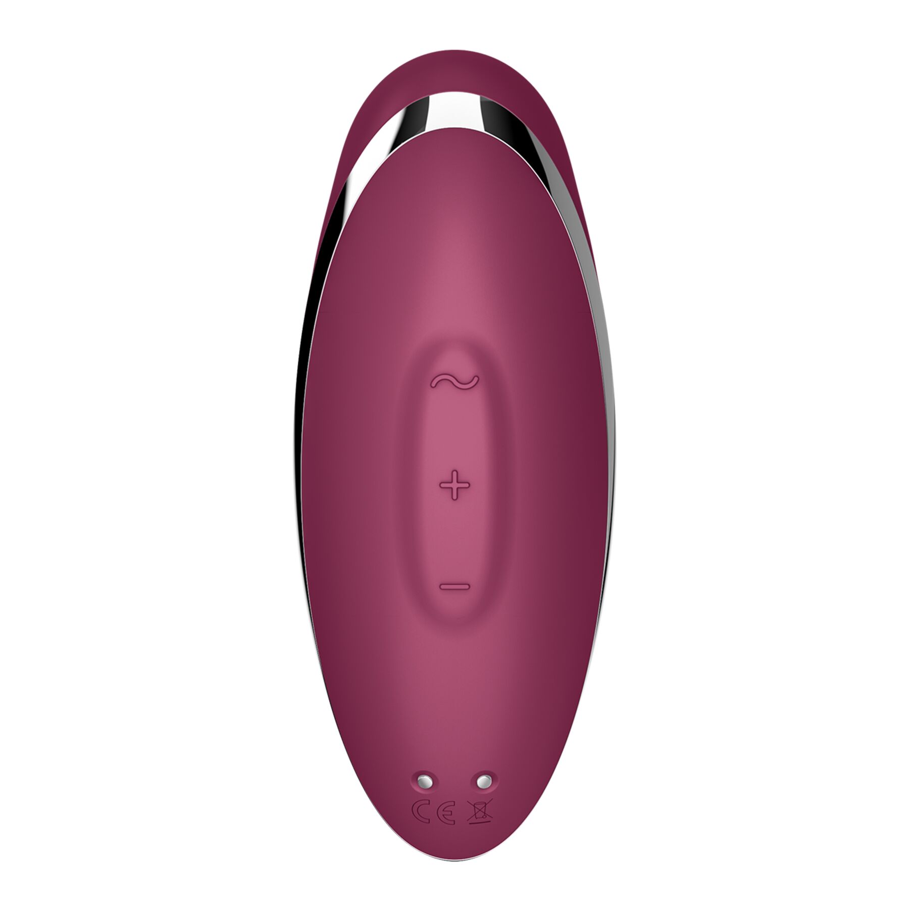 Вібростимулятор-пульсатор Satisfyer Tap & Climax 2 Red, ефект постукування пальцем