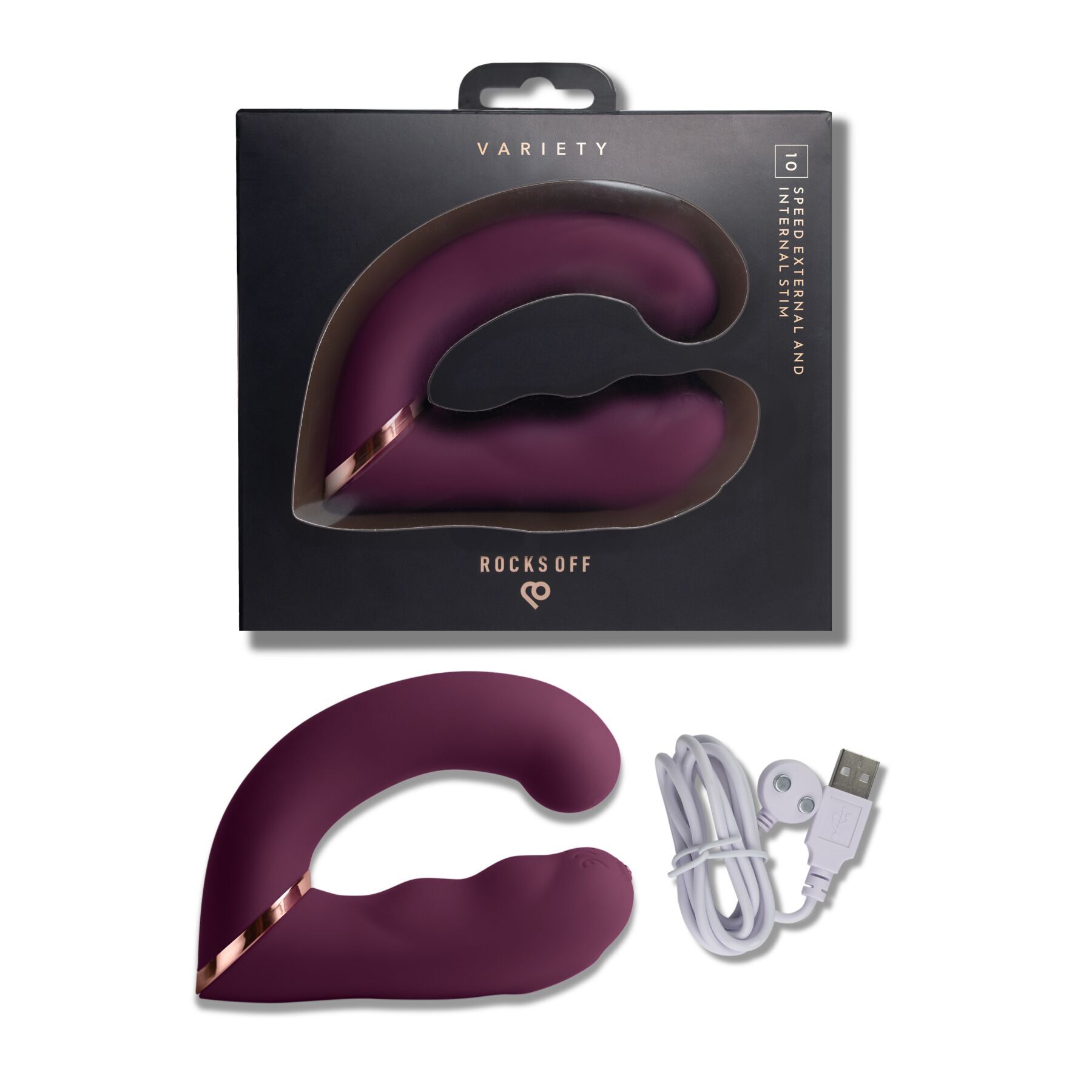 Вібратор Rocks Off Variety Burgundy