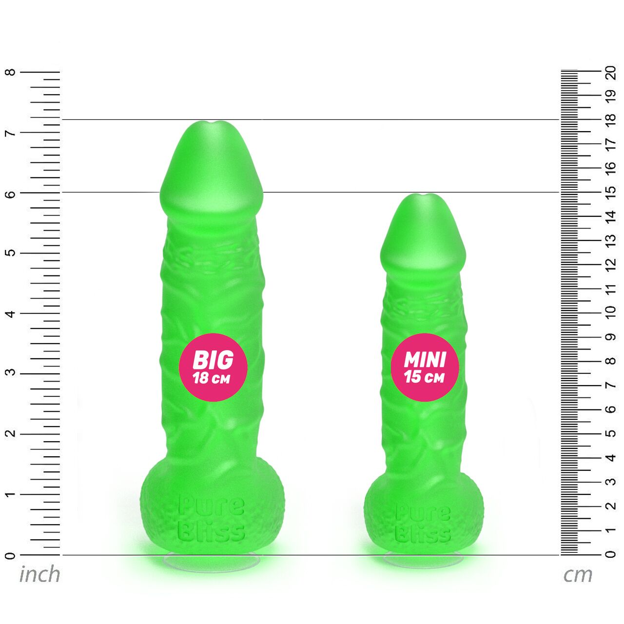 Мило у формі пеніса Pure Bliss MINI Green, крафтове мило-член, натуральне