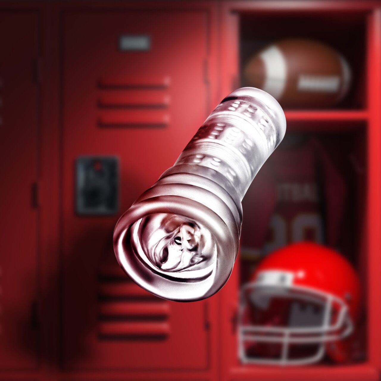 Мастурбатор Blush Rize – Luz Glow in the Dark Masturbator – Clear, всмоктування, світиться в темряві