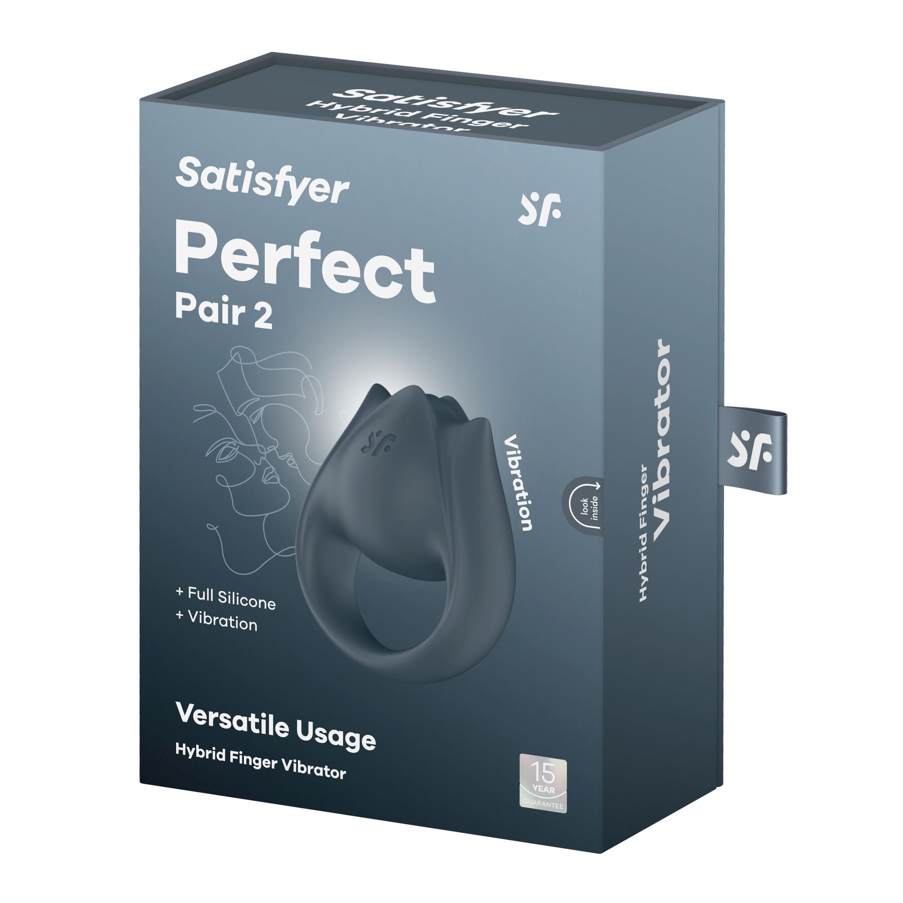 Вібратор на палець та ерекційне кільце 2в1 Satisfyer Perfect Pair 2