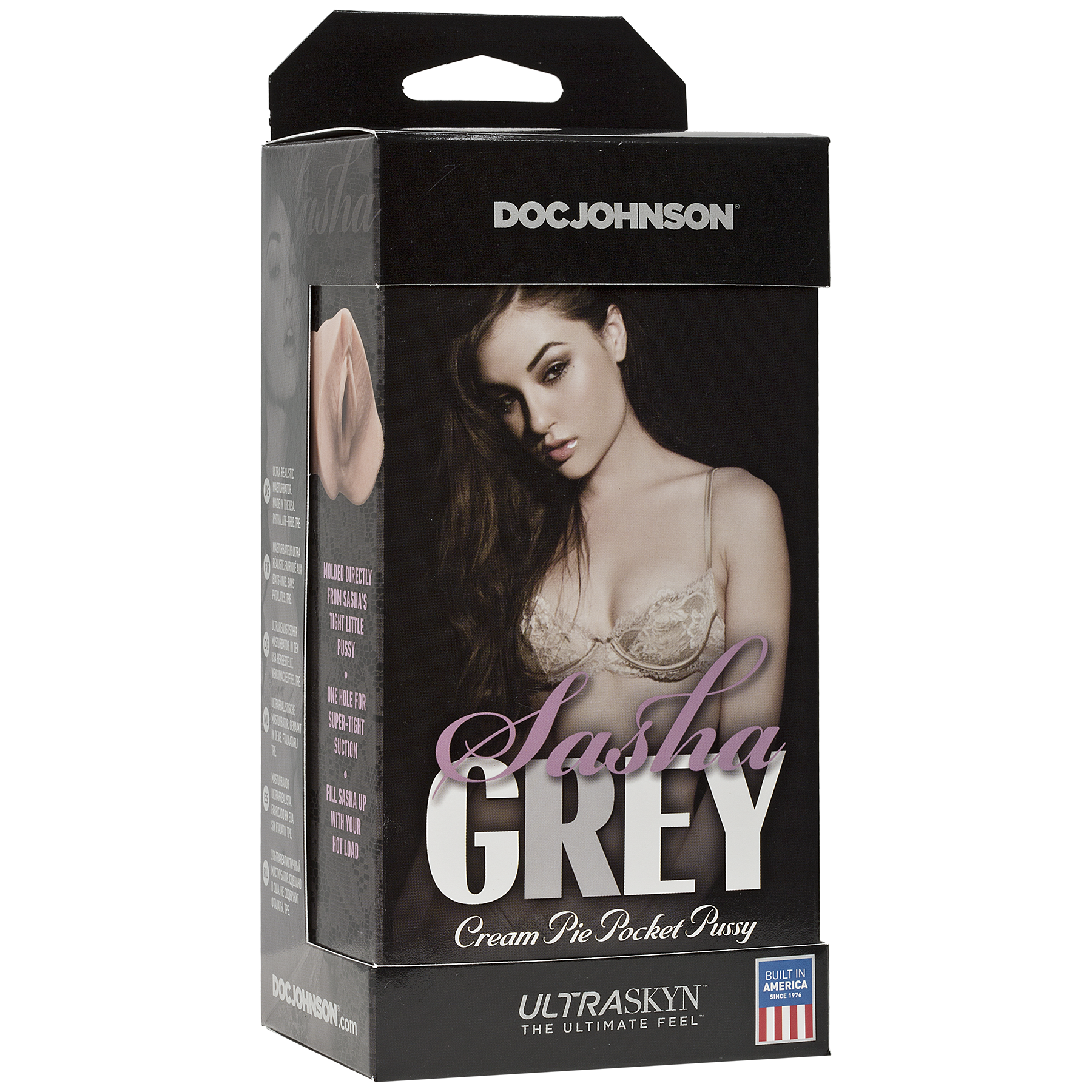 Мастурбатор-вагіна Doc Johnson Sasha Grey - Ultraskyn Cream Pie Pocket
