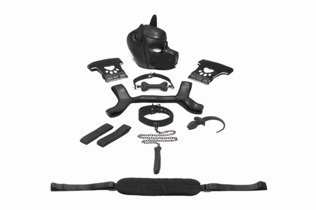 Набір BDSM цуценя Master Series Luxury Pup Arsenal Set - Black