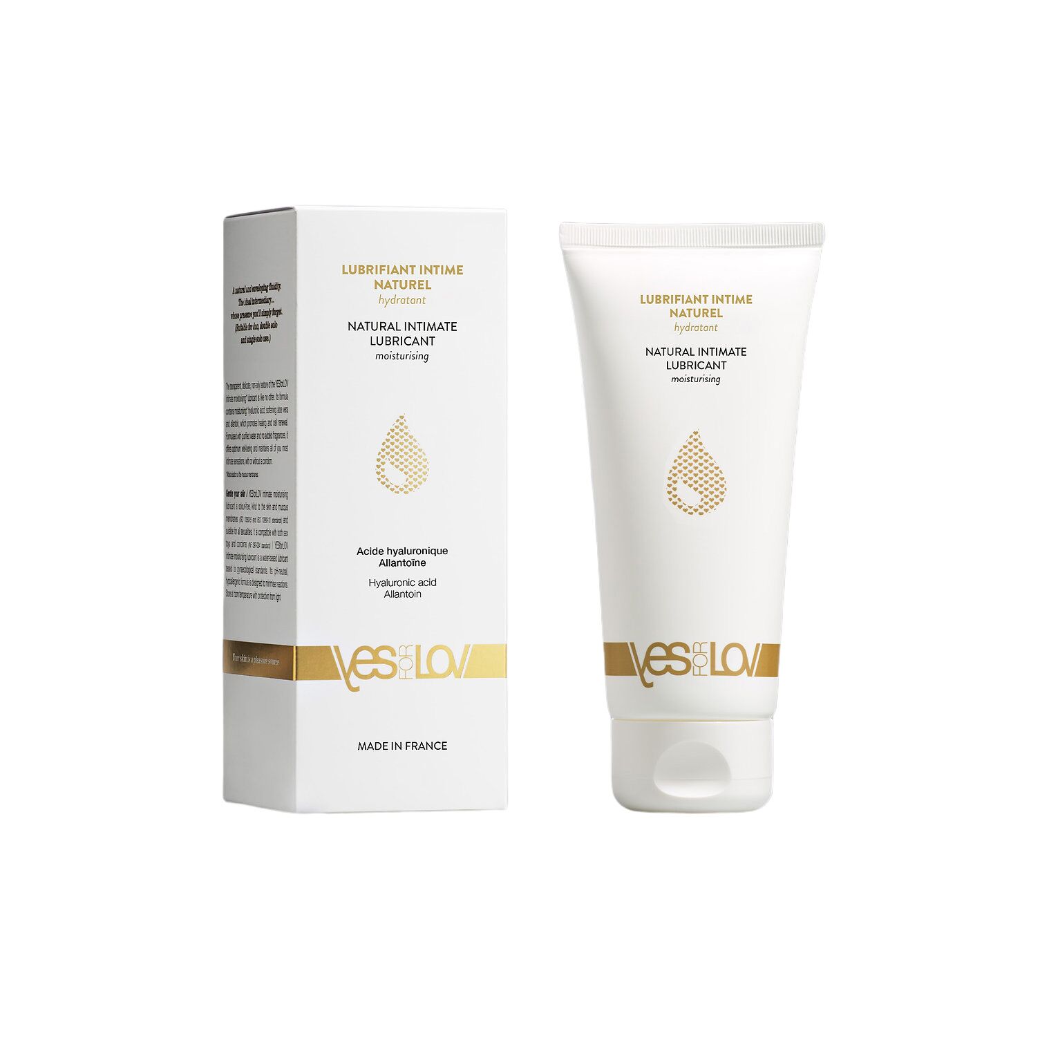 Змазка на водній основі YESforLOV UNISEX LUBRICANT 100 мл, на 99 % натуральна, гіалуронова кислота