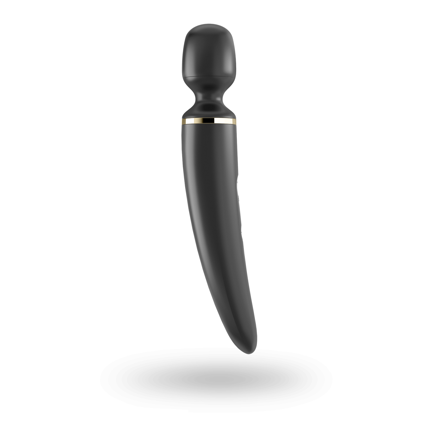 Вібромасажер Satisfyer Wand-er Woman (Black/Gold), водонепроникний, потужний, розмір XXL