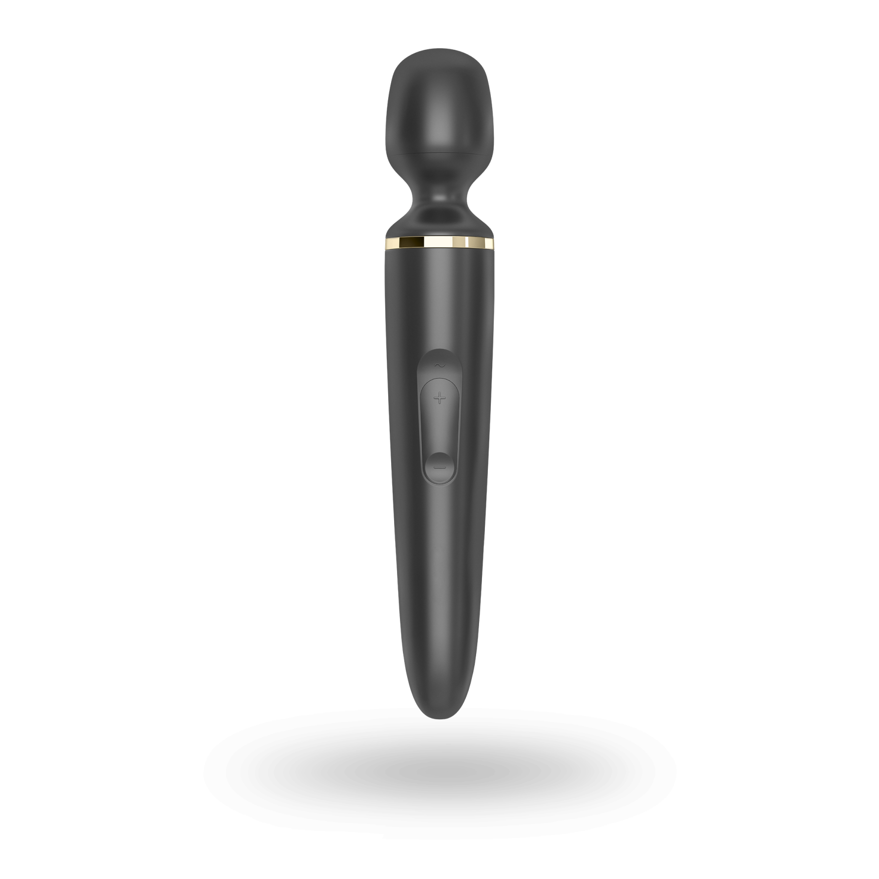Вібромасажер Satisfyer Wand-er Woman (Black/Gold), водонепроникний, потужний, розмір XXL
