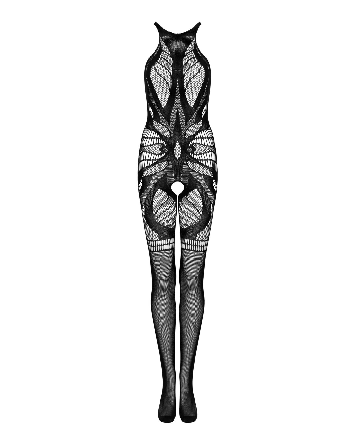 Сітчастий бодістокінг без рукавів Obsessive Bodystocking G331 S/M/L, black, з доступом