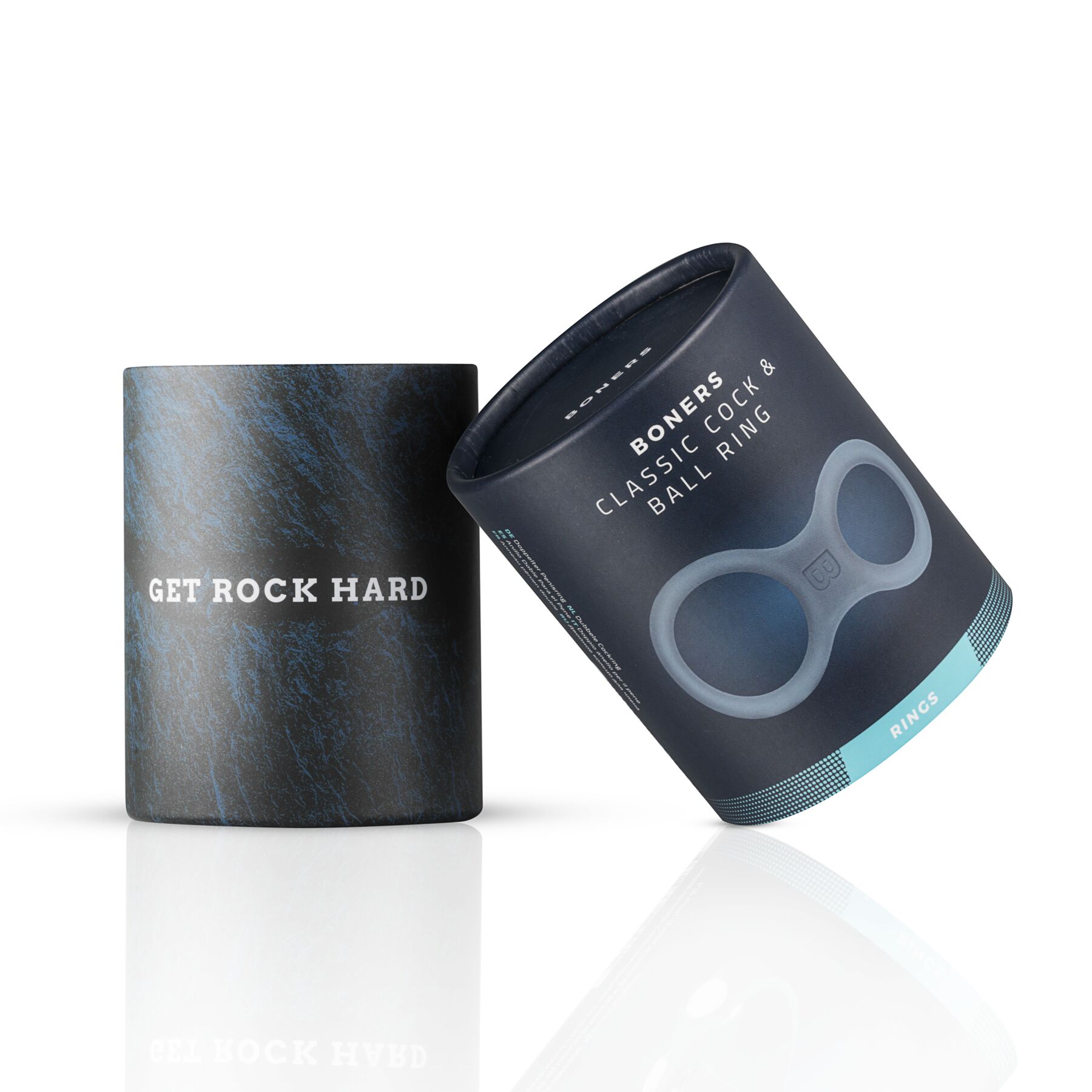 Подвійне ерекційне кільце Boners Classic Cock & Ball Ring, діаметр 3 та 3,8 см