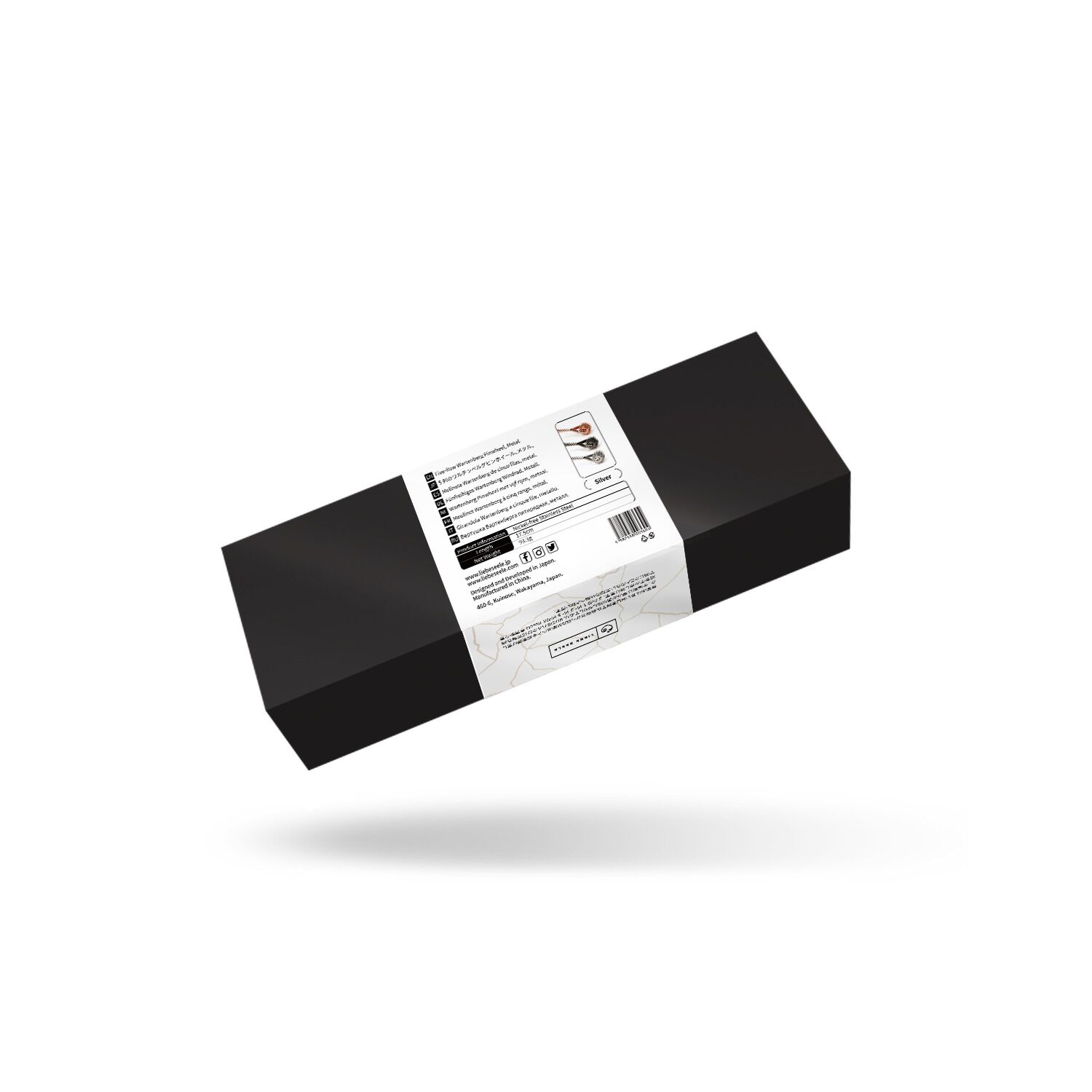 Колесо Вартенберга Liebe Seele Five-Row Wartenberg Pinwheel Rose Gold, 5 рядів