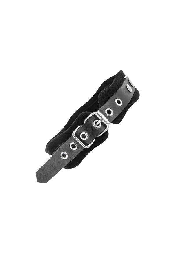 Повідець з натуральної шкіри Fetish Tentation Premium Patent leather chocker and leash