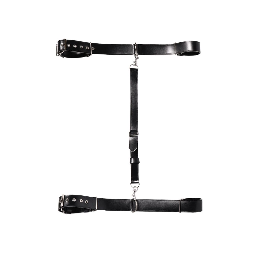 Бондажний набір Art of Sex - Michelle чорний, екошкіра