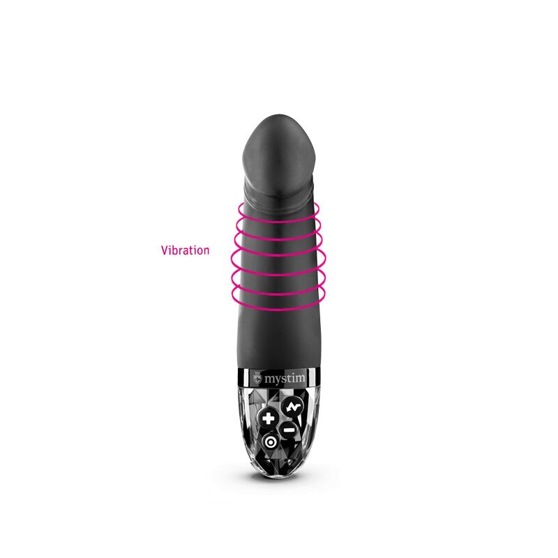 Вібратор з електростимуляцією Mystim Real Deal Neil Black Edition