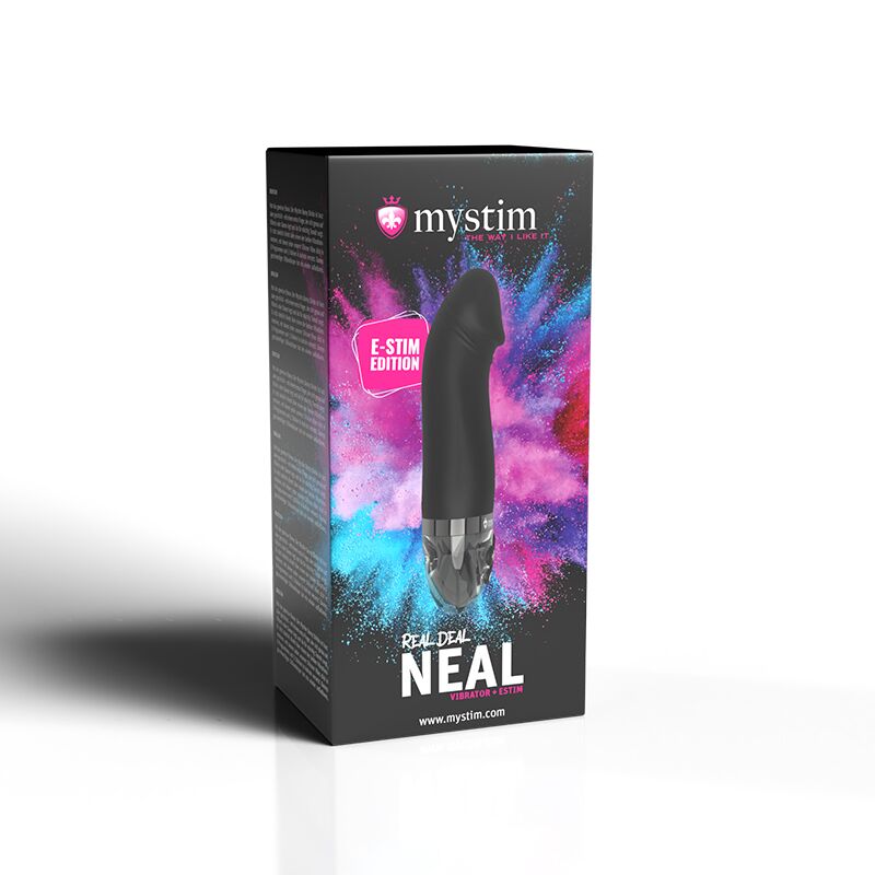 Вібратор з електростимуляцією Mystim Real Deal Neil Black Edition