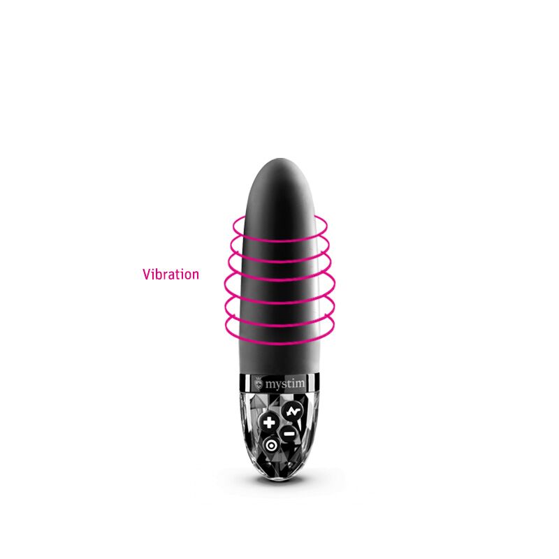 Вібратор з електростимуляцією Mystim Sleak Freak Black Edition