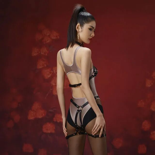 Сбруя зі страпоном LOCKINK SEVANDA Queen Sheba Set with Pink Dildo