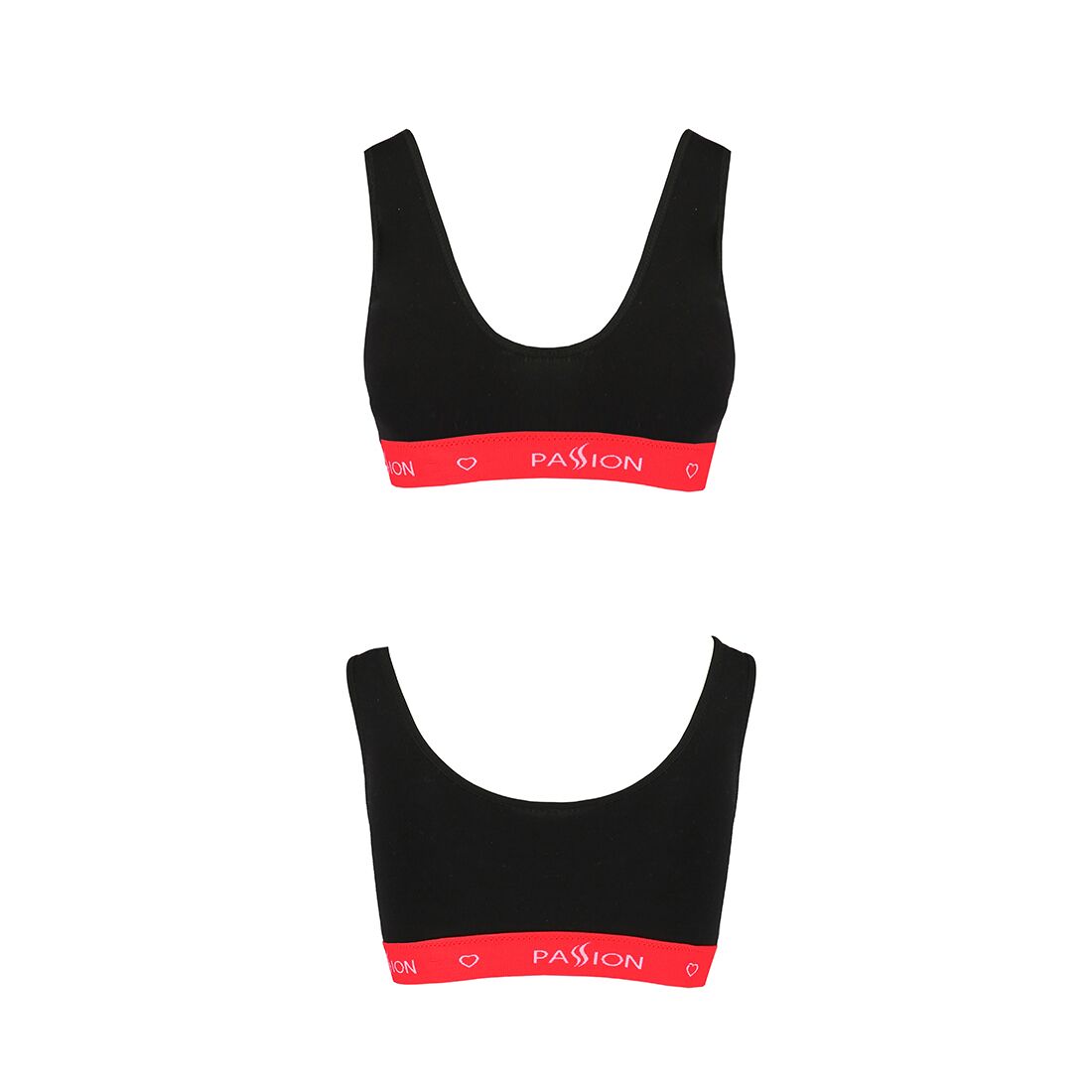 Спортивний топ на широких бретелях Passion PS003 TOP S, black